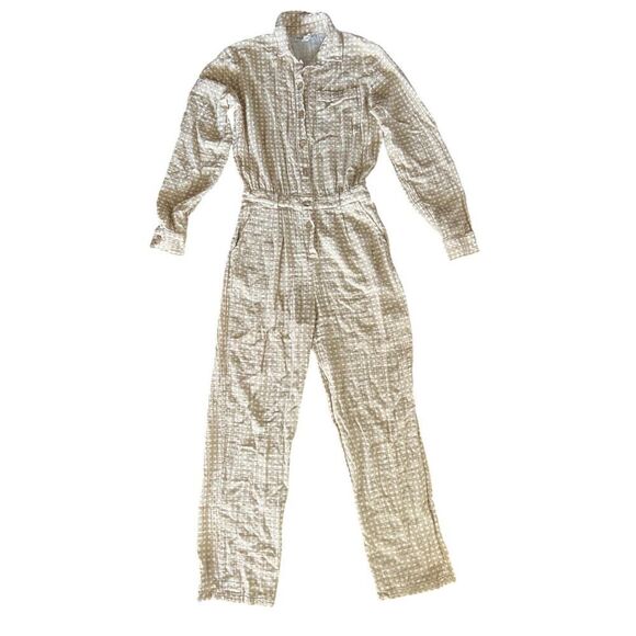 MAURIE & EVE WOMENS PLAID JUMPSUIT SIZE 6 - Picture 1 of 5